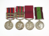 Lot 692 - A group of four medals, awarded to 'Sergt. A....