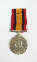 Lot 700 - Queens South Africa medal, no clasp, awarded...