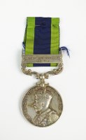 Lot 707 - A George V India General Service Medal, with...