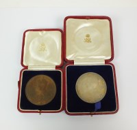 Lot 729 - A George V Coronation 1911 silver medallion,...