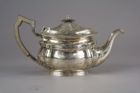 Lot 19 - A silver teapot, Jay, Richard Attenborough Co...