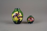 Lot 58 - A Moorcroft vase in the Hibiscus pattern...