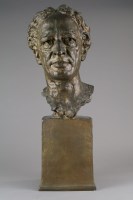 Lot 143 - Sydney March (1875-1968) Bronze bust of...