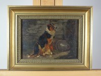 Lot 183 - British school, early 20th century Collie dog...