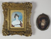 Lot 184 - British school, late 19th century Portrait...