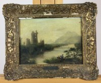 Lot 198 - Attributed to William Traies (1789-1872) River...