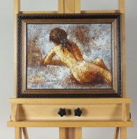 Lot 211 - Barton (20th century) Reclining female nude,...