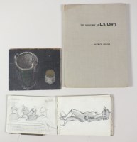 Lot 213 - Folio of sketches depicting Edwardian figures...