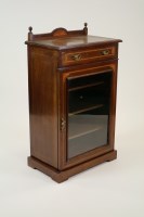 Lot 230 - An Edwardian mahogany and inlaid glazed front...