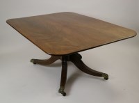 Lot 245 - A George IV mahogany breakfast table the...