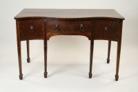 Lot 246 - A George III style crossbanded mahogany...