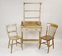 Lot 250 - A selection of pine furniture to include a...