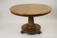 Lot 287 - An early Victorian mahogany circular tilt top...