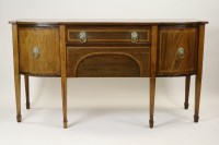 Lot 289 - A George III style satinwood crossbanded...