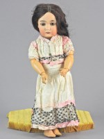 Lot 113 - A German porcelain doll by Schoenau &...