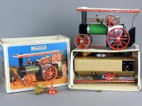 Lot 128 - Mamod TEI A Live Steam Traction Engine - this...