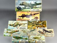 Lot 143 - Vintage Airfix 1/72 WWII Aircraft Kits: Red...