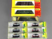 Lot 159 - Minitrix N Gauge: D825 Warship Class Diesel...