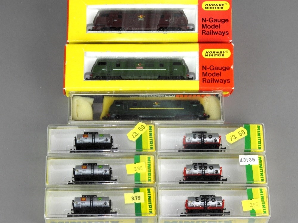 Lot 159 - Minitrix N Gauge: D825 Warship Class Diesel