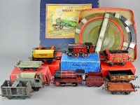 Lot 180 - Hornby O Gauge Pre-War Tinplate LMS 0-4-0 Loco...