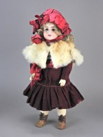 Lot 206 - A Simon and Halbig bisque Belton-type head...