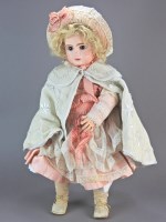 Lot 209 - A Tete Jumeau bisque head Bebe, French, circa...