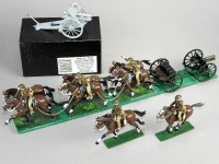 Lot 222 - Royal Horse Artillery Gun and limber and six...