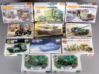 Lot 224 - Matchbox 1/76 plastic kits: Monty's Caravan...
