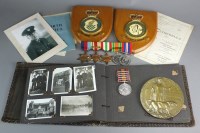 Lot 255 - A Family Group A Queen's South Africa Medal...