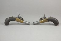 Lot 260 - A pair of ladies' percussion pocket pistols by...