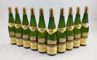 Lot 16 - Ten bottles of Vin d'Alsace Bestheim Riesling...