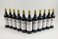 Lot 19 - Eleven bottles of Grand Vin de Bordeaux...