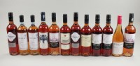 Lot 27 - A mixed lot of rose wines to include Manera...