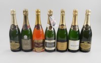 Lot 60 - A mixed lot of seven bottles of champagne to...