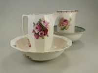Lot 101 - A Britannia Pottery 'Scotch Ivory' toilet jug...
