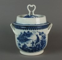 Lot 103 - A Caughley ice pail and cover, lacking liner,...