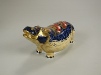 Lot 109 - A Royal Crown Derby paperweight model of a...