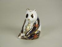 Lot 115 - A Royal Crown Derby paperweight model of an...