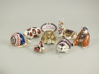 Lot 129 - A collection of Royal Crown Derby paperweights...