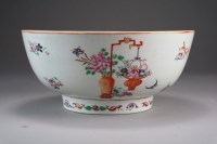 Lot 147 - A Chinese famille rose punch bowl, 18th...