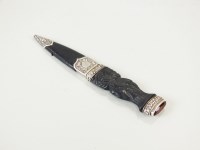 Lot 163 - A Scottish regimental mini dirk, dated 1917,...