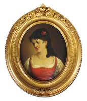 Lot 179 - J Jolly (late 19th century), Portrait of a...