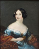 Lot 193 - British school, early 19th century, Portrait...