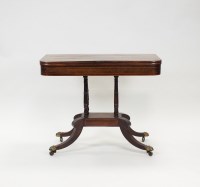 Lot 254 - A Regency rosewood and boxwood strung...