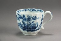 Lot 32 - A Worcester porcelain fluted coffee cup, circa...