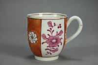Lot 42 - A Worcester porcelain coffee cup painted with...
