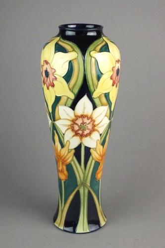 Lot 120 - A Moorcroft limited edition daffodil vase,