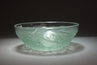 Lot 130 - A Rene Lalique Lévrier pattern bowl with...