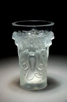 Lot 135 - A Lalique Crystal 'Mermaid' vase, engraved...