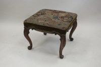Lot 230 - A mid Victorian walnut framed tapestry top...